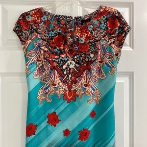 Blue and Red Lace Women’s dress